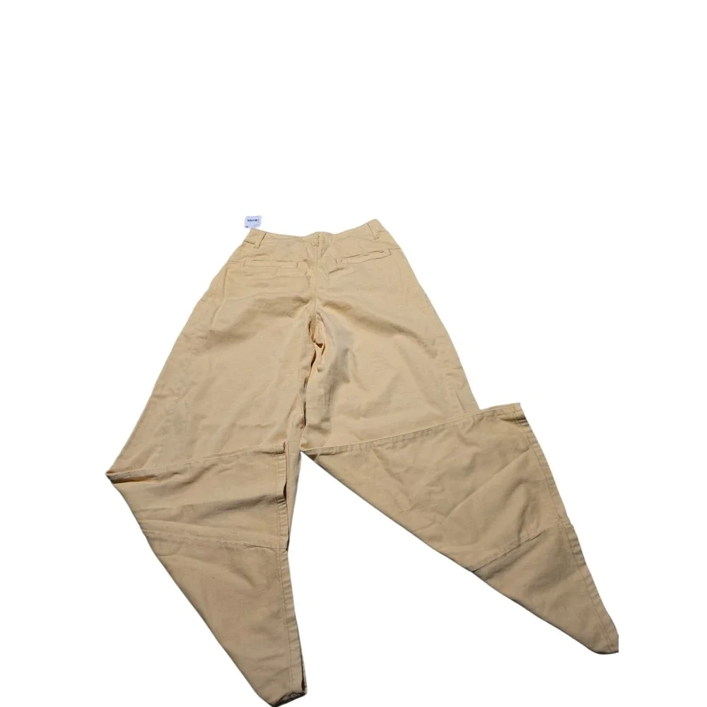 Free People Light As Spring Wide Leg Pleated Pants Straw High Rise Size 2 NEW - Picture 14 of 15